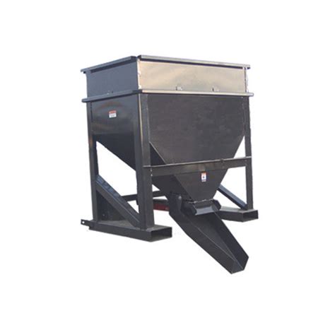 hopper for skid steer|concrete skid hopper.